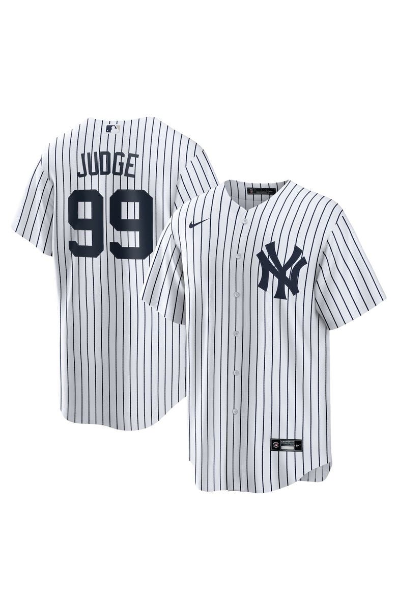 Nike Men's Nike Aaron Judge White New York Yankees Home Replica Player Name Jersey, Main, color, 