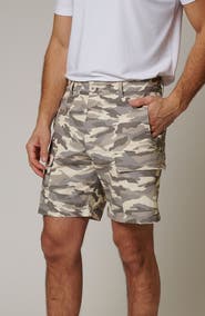LEISURE LAB Ripstop Cargo Camo Shorts