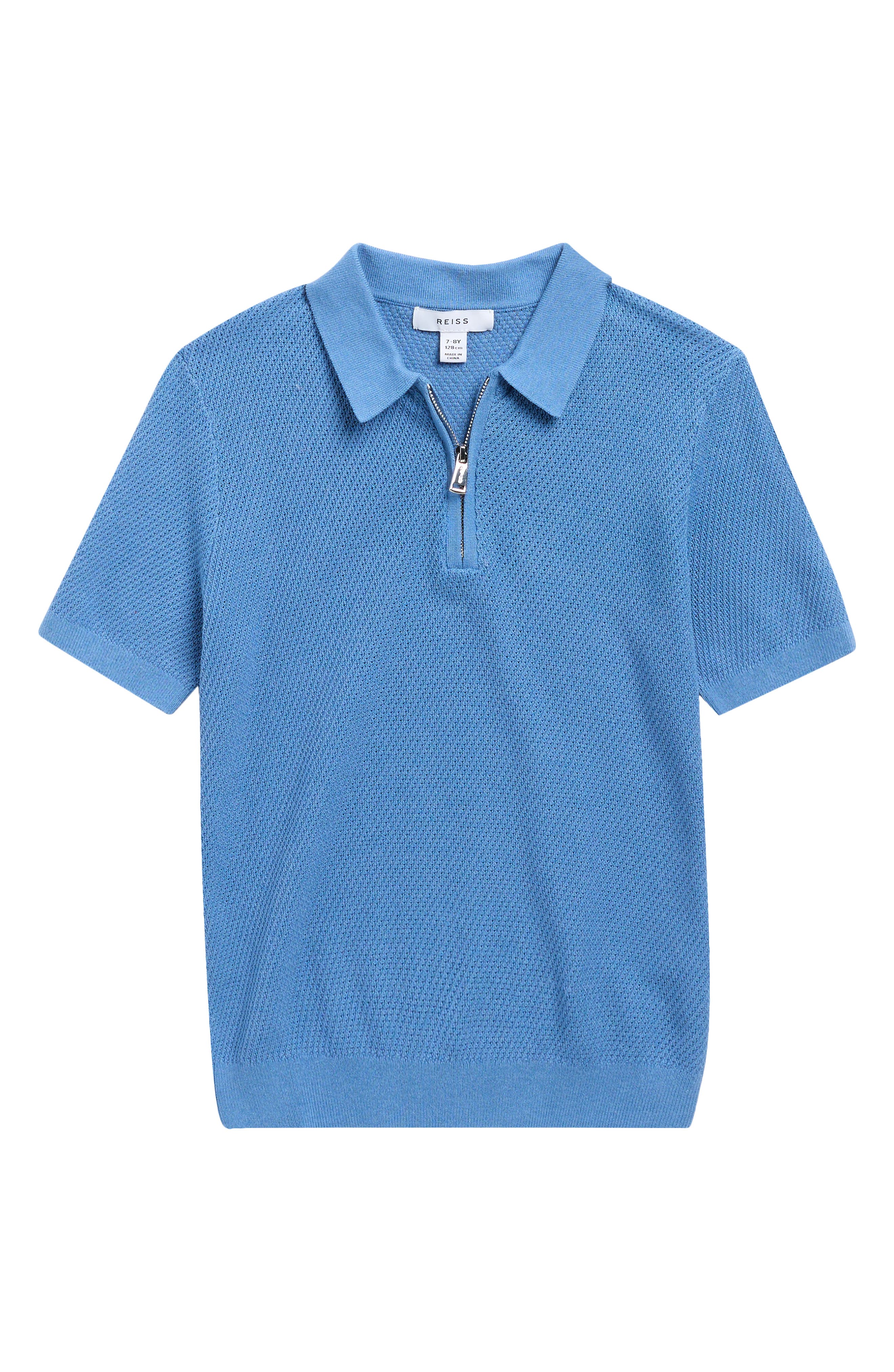 Reiss Kids' Ivor Zip Polo Sweater