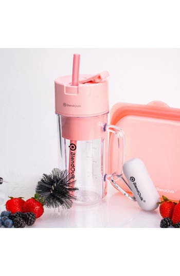Blendquik Complete Portable Blender Set In Pink