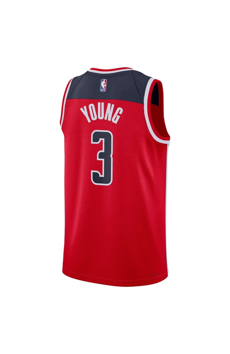 Nike Unisex Nike Trae Young Red Washington Wizards Swingman Jersey - Icon Edition, Alternate, color, Red