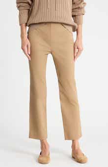 Veda Stretch Leather Cropped Pants