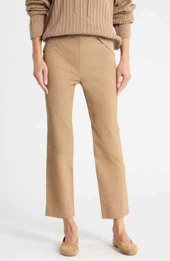 Veda Stretch Leather Cropped Pants