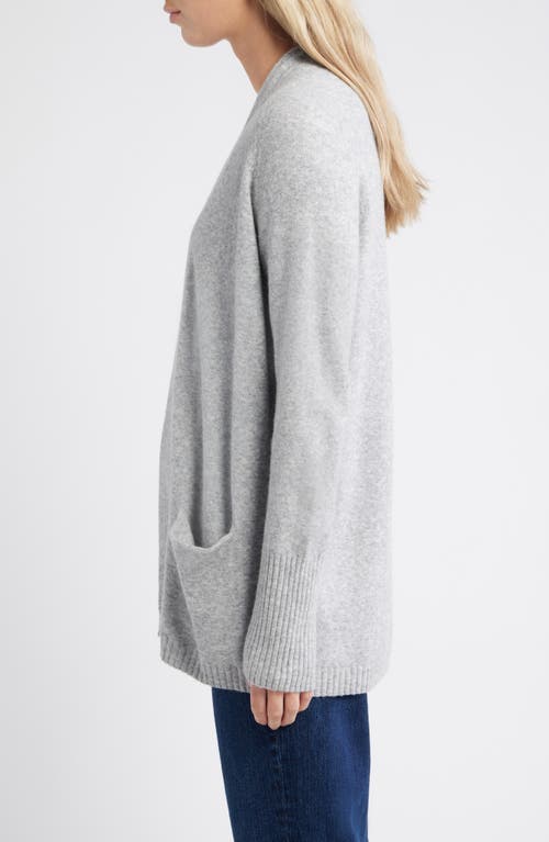 Caslonr Caslon(r) Open Front Cardigan In Gray