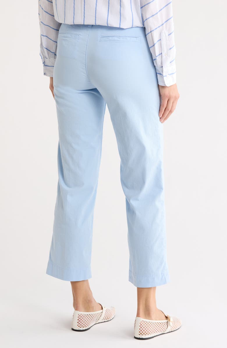 Frank & Eileen Westport Wide Leg Chino Pants, Alternate, color, Soft Blue