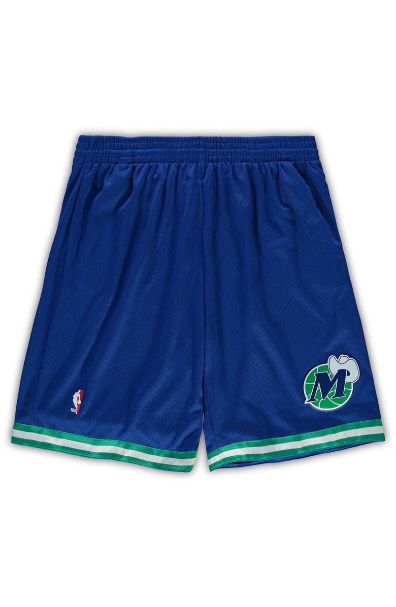 Mitchell & Ness Men's Mitchell & Ness Royal Dallas Mavericks Big & Tall Hardwood Classics Team Swingman Shorts, Main, color, Royal