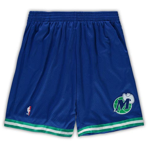 Men's Mitchell & Ness Royal Dallas Mavericks Big & Tall Hardwood Classics Team Swingman Shorts