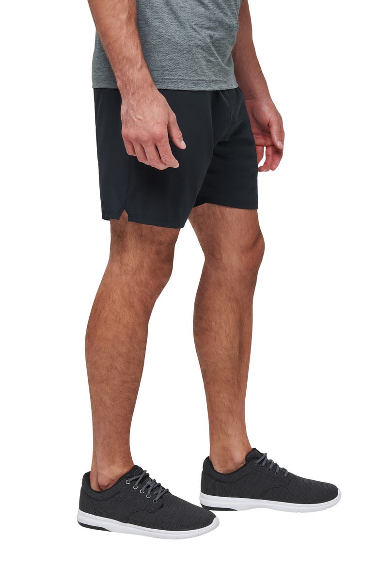Heater Performance Shorts, Alternate, color, BLACK