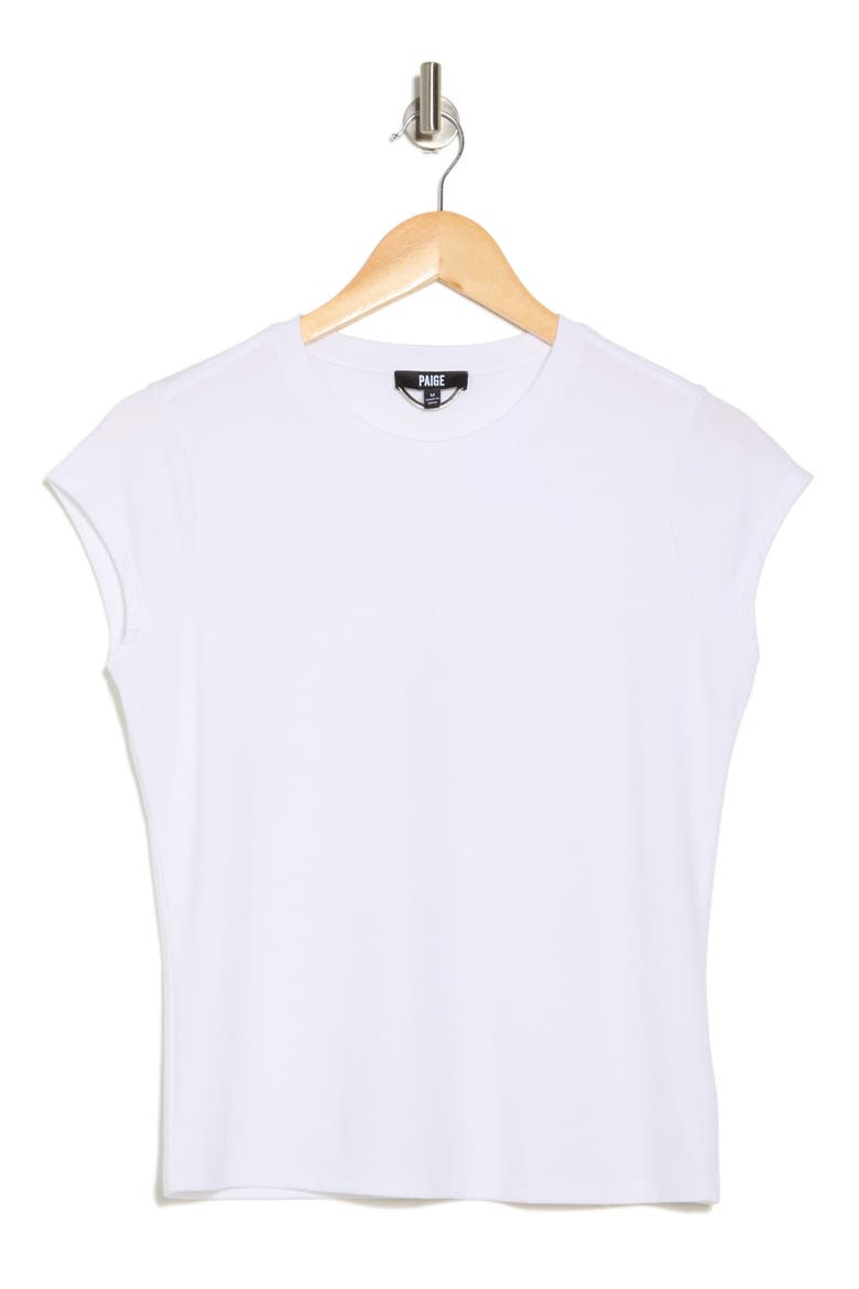 Emery Cap Sleeve T-Shirt, Alternate, color, WHITE