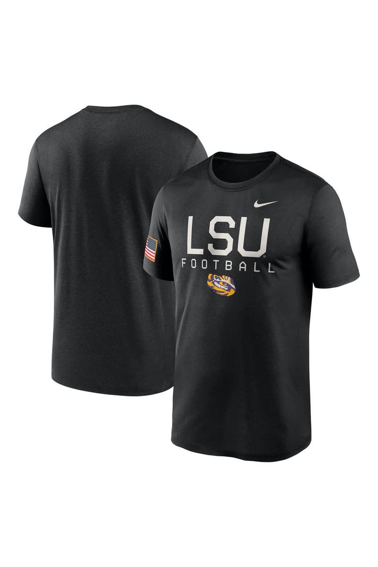 Men's Nike  Black LSU Tigers 2024 Military Appreciation Legend Performance T-Shirt, Main, color, Black