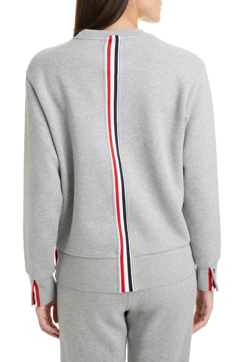 Thom Browne Stripe Back Sweater, Alternate, color, 