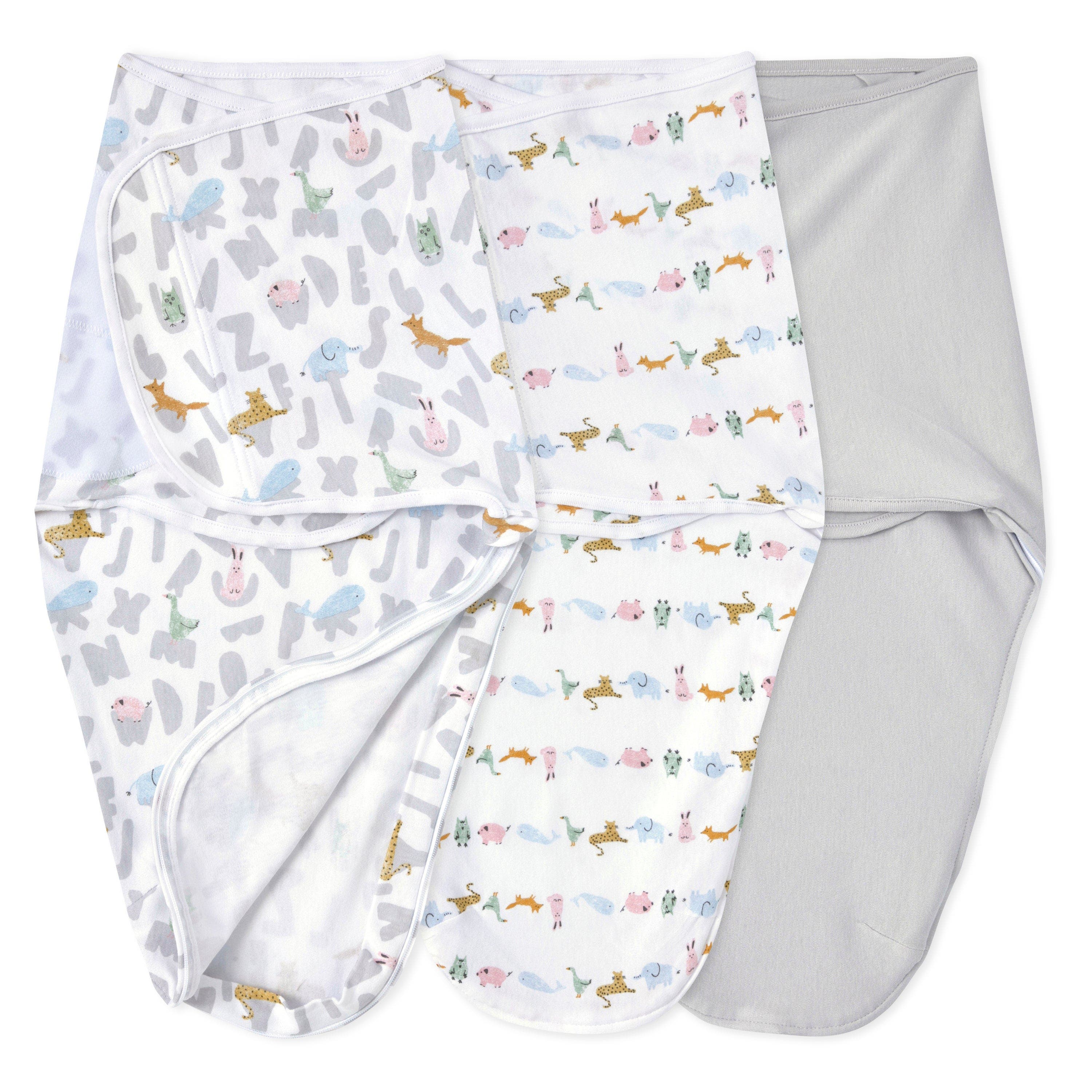 selected ALPHABET ANIMALS GREY