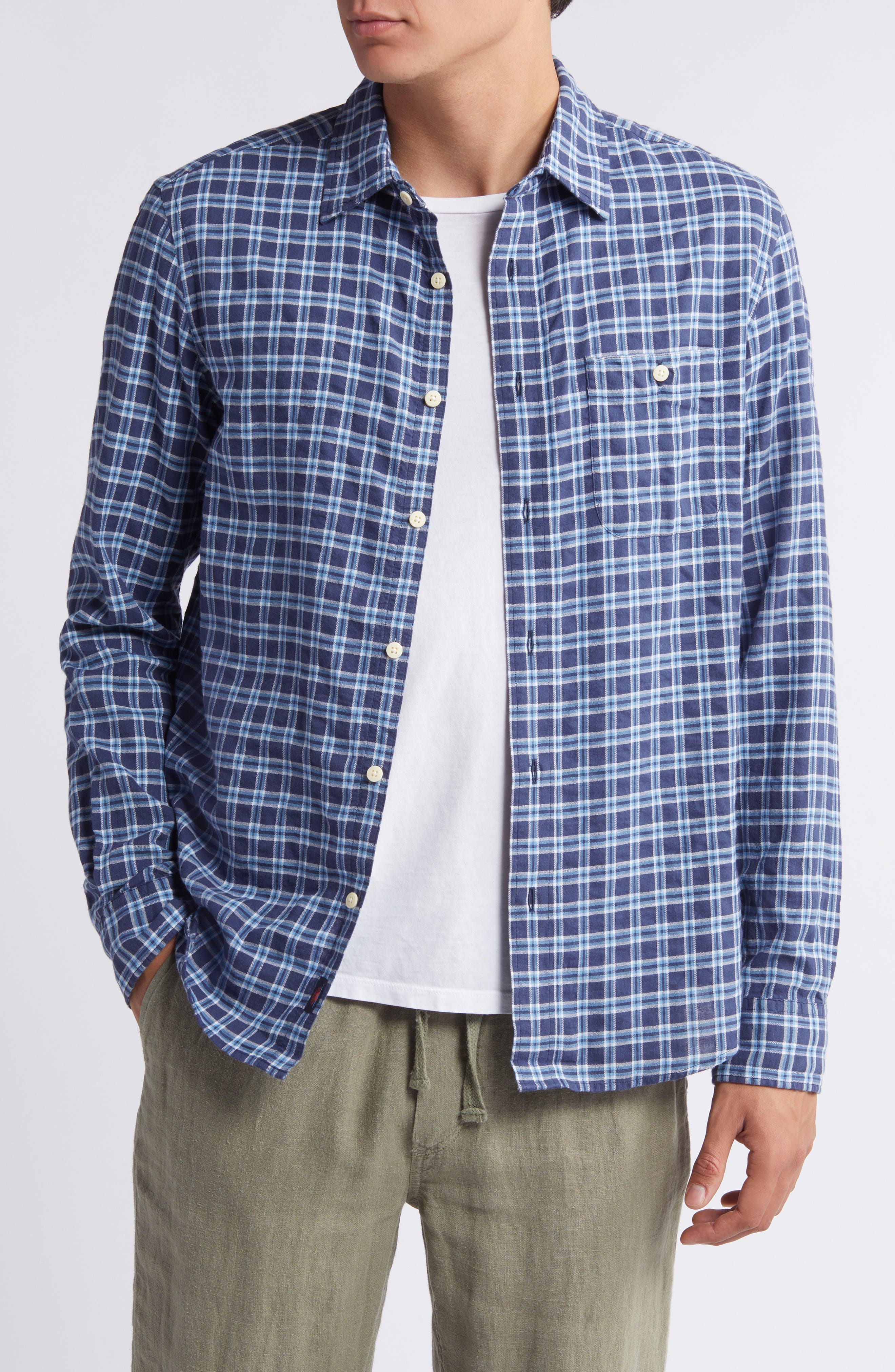 selected NAVY VISTA PLAID