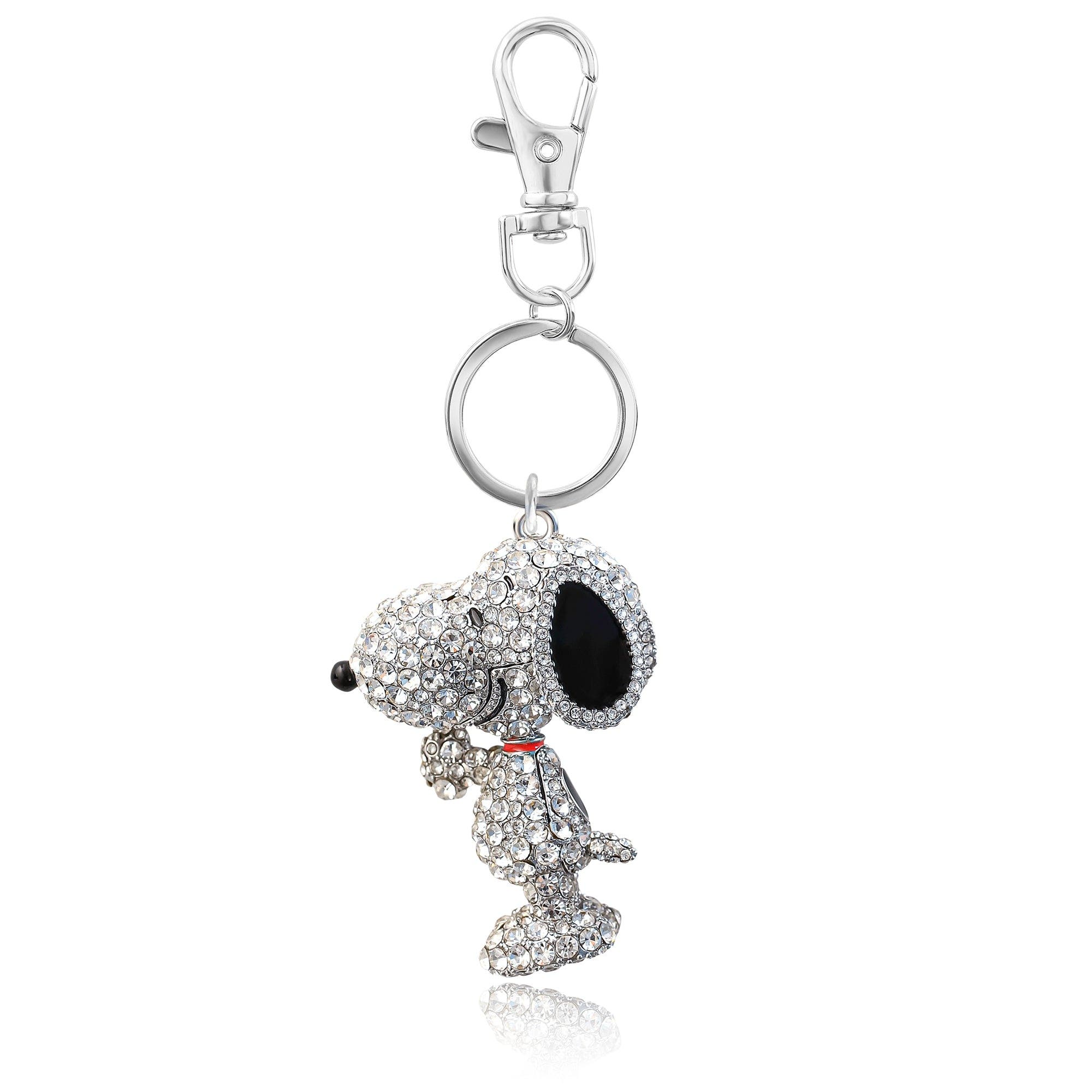 Snoopy Peanuts Pave 3D Bling Keychain | Nordstrom