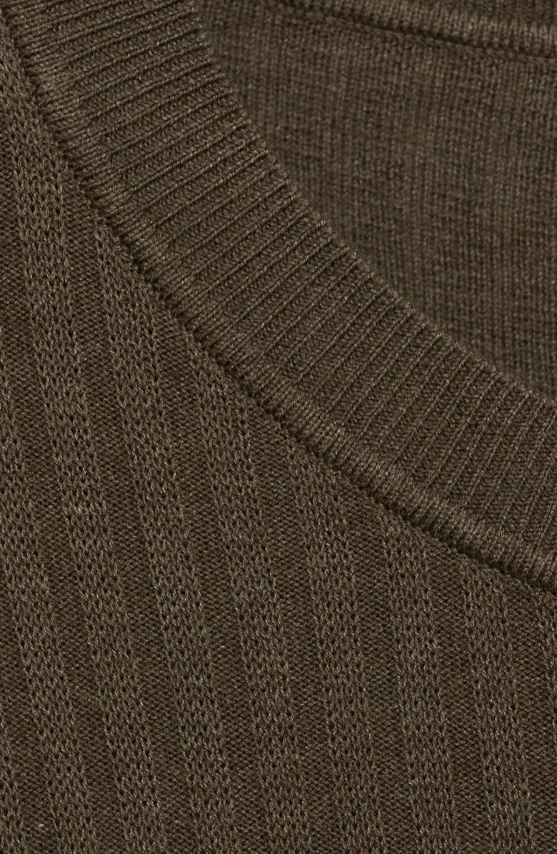 MANGO Textured Stripe Knit Top, Alternate, color, 