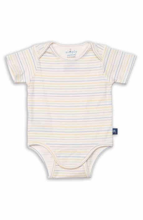 Magnetic Me Stripe Organic Cotton Blend Bodysuit
