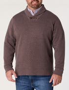 Untuckit Fit by Dxl Big & Tall Quilted Sweatshirt