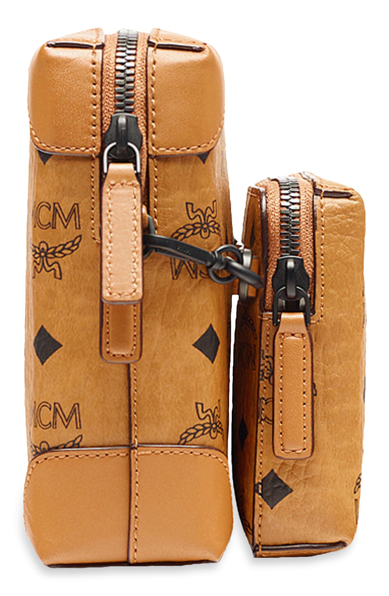 Berlin Visetos Coated Canvas Crossbody Bag, Alternate, color, COGNAC