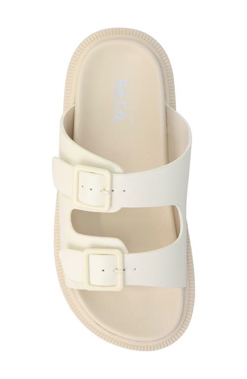 Mia Kids' Elodee Slide Sandal In Bone