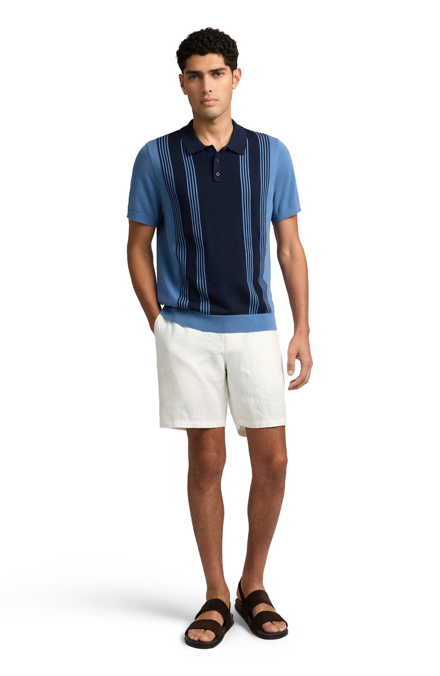 Cotton Knit Short Sleeve Polo - image 3