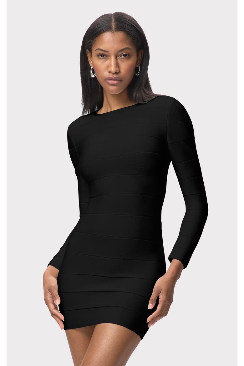 Icon Mini Sheath Dress, Main, color, BLACK
