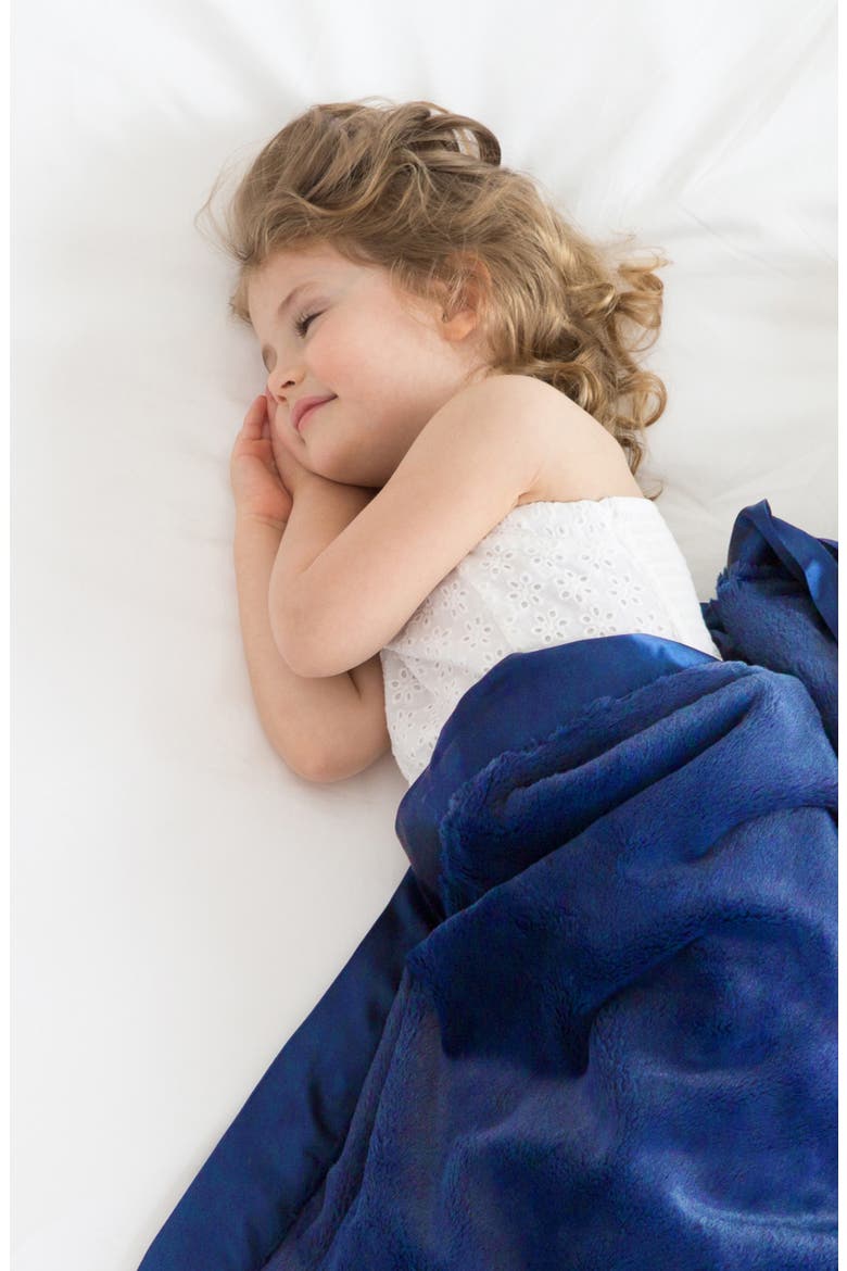 Luxe Baby Blanket, Alternate, color, DENIM
