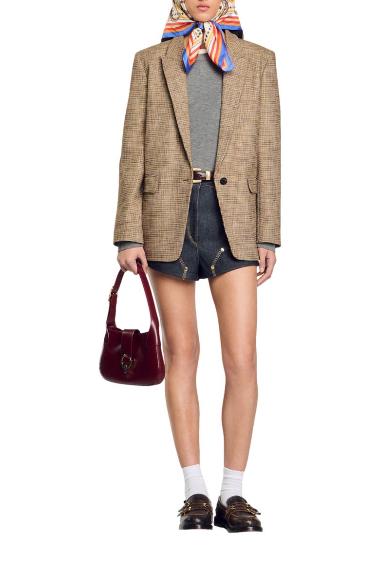 Suit jacket, Alternate, color, Brown