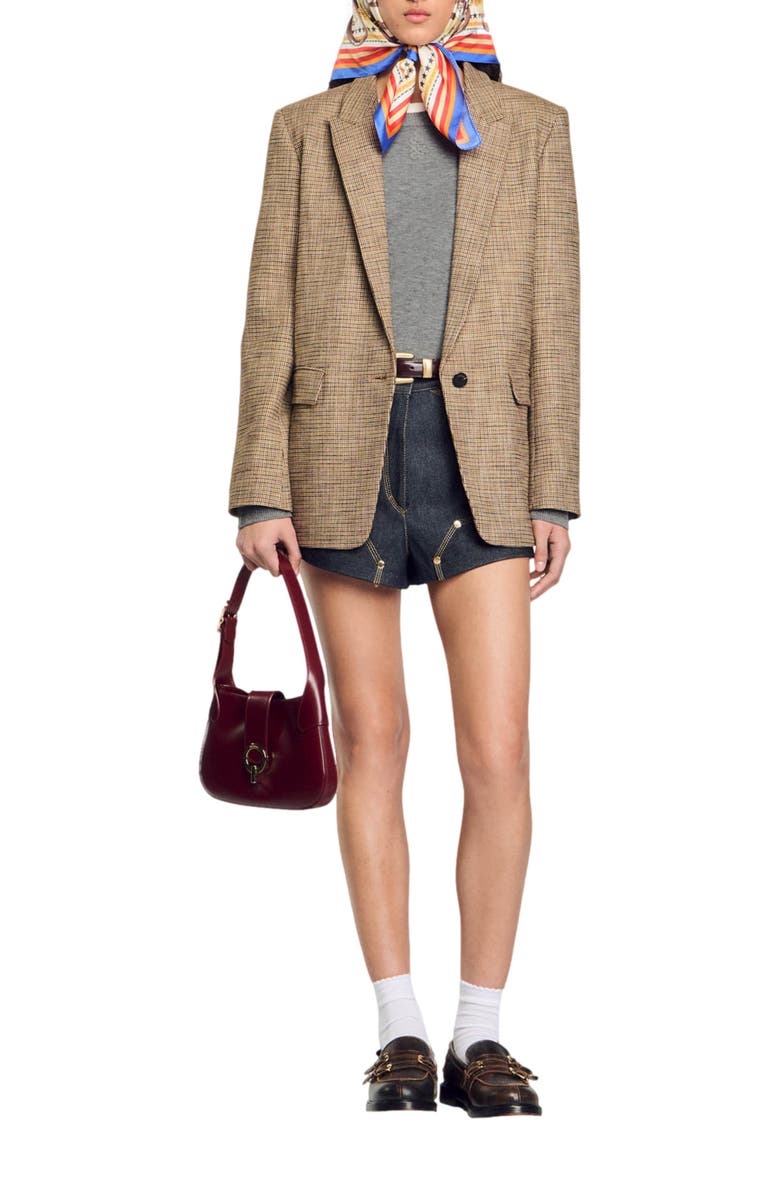 SANDRO Suit jacket, Alternate, color, 