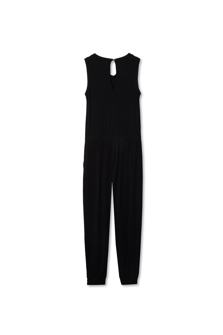 Girls Casual Knit Jumpsuit, Alternate, color, Black