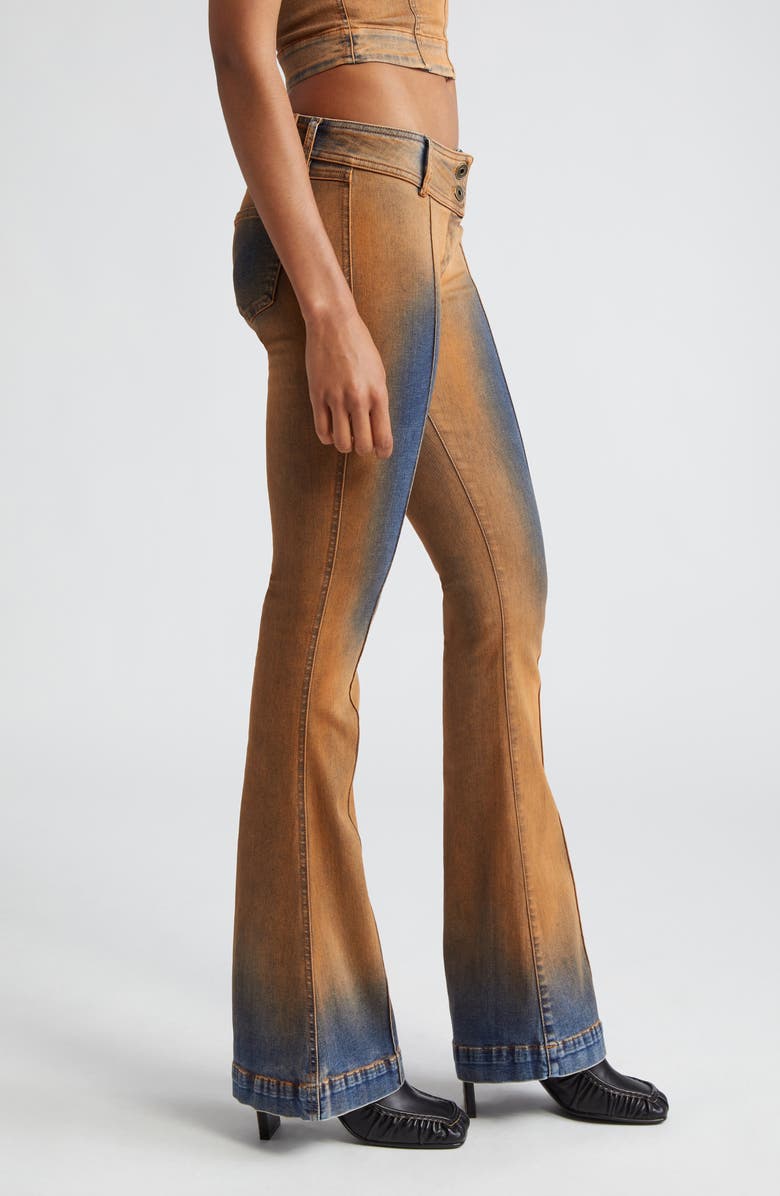 Knwls Harley Low Rise Stretch Denim Flare Leg Jeans, Alternate, color, 