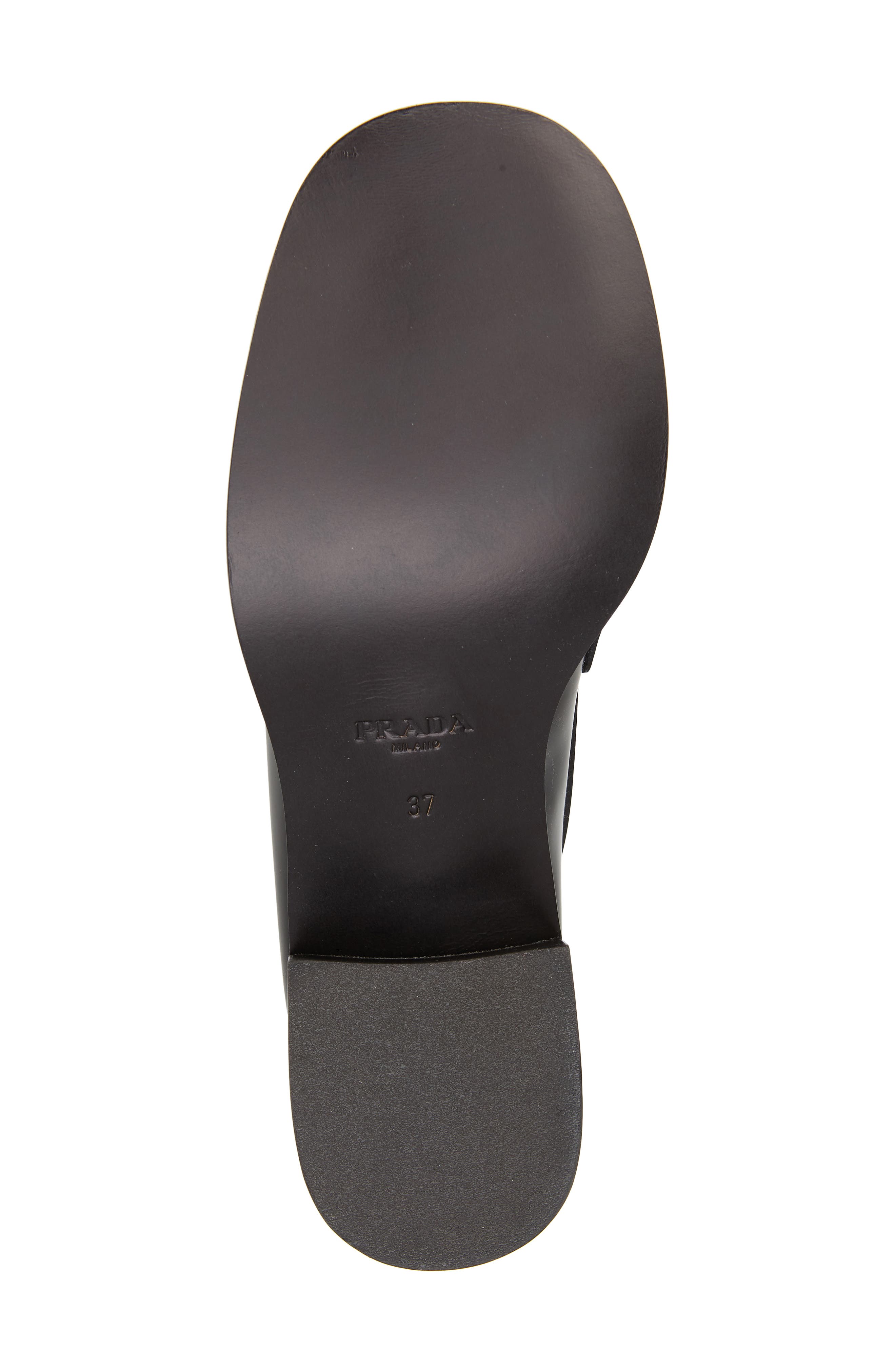 Prada Chain Loafer, Alternate, color, 