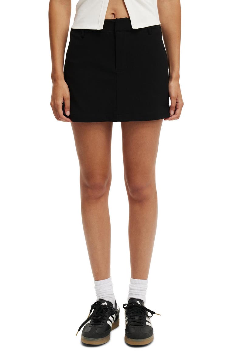 Cotton On Women's Luis Suiting Mini Skort, Alternate, color, 