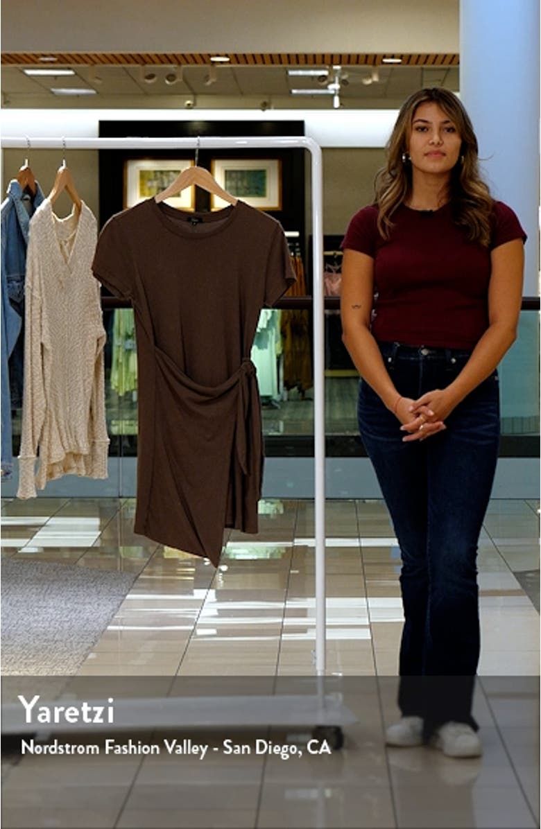 Edie Tie Waist T-Shirt Dress, sales video thumbnail
