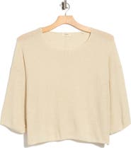 MAX STUDIO Textured Dolman Sleeve Sweater