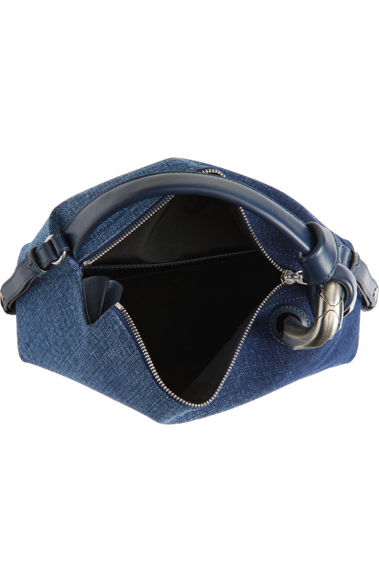 JW Anderson JWA Corner Denim Top Handle Bag, Alternate, color,