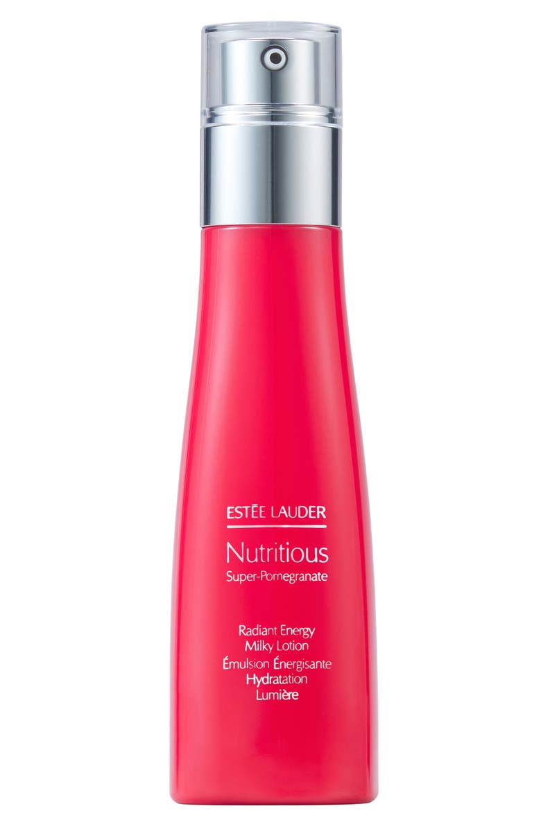 Estée Lauder Nutritious Super-Pomegranate Radiant Energy Milky Lotion, Main, color, 