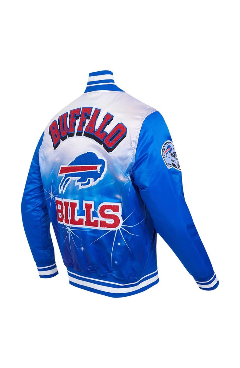 PRO STANDARD Men's Pro Standard Royal Buffalo Bills Sublimated Satin Full-Snap Jacket, Alternate, color, Royal