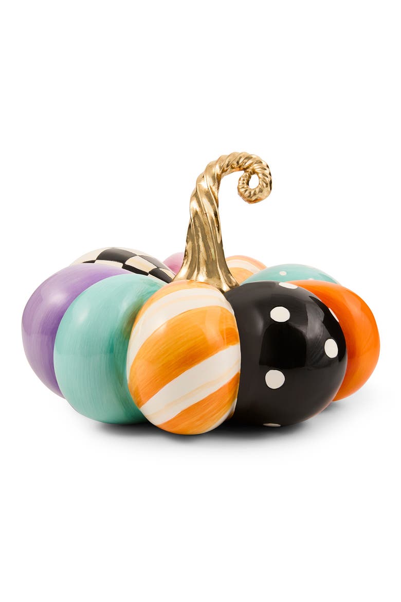 Whimsy Patchwork Small Squash Decoration, Main, color, MULTI