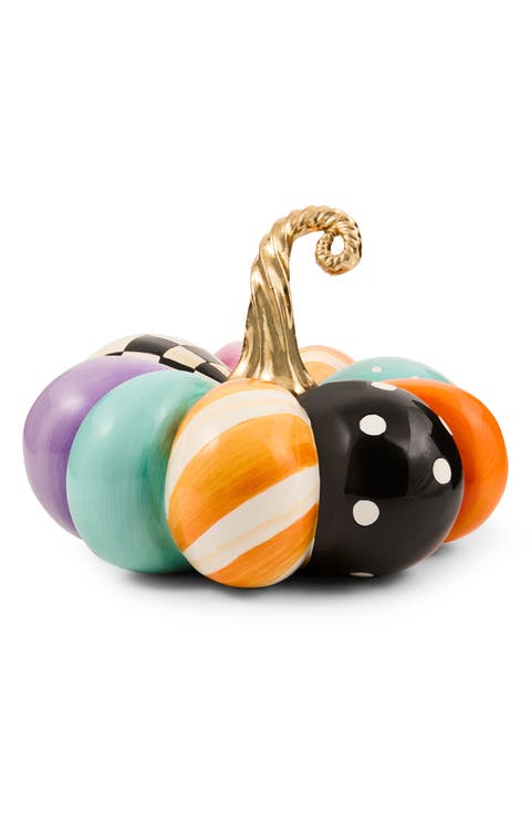 Whimsy Patchwork Small Squash Decoration