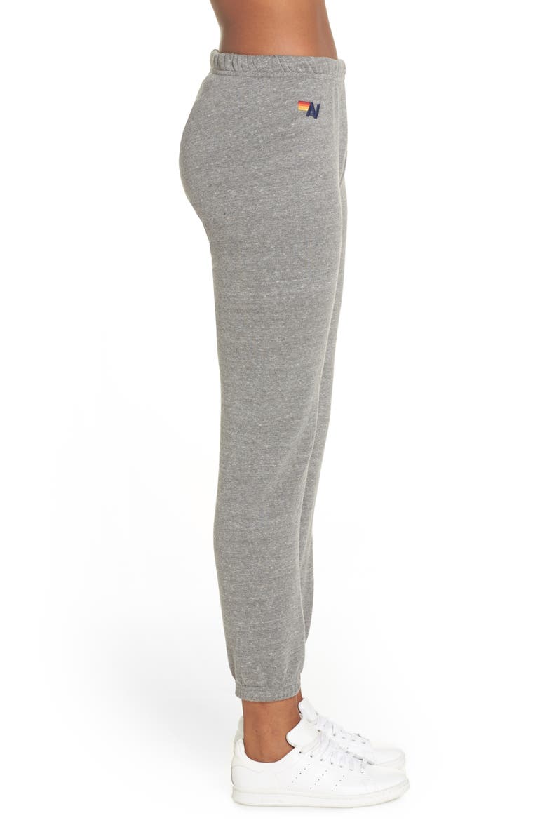 Aviator Nation Stripe Sweatpants, Alternate, color, Heather