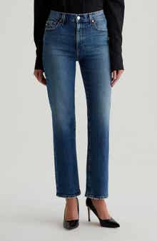 AG Brinley Mid Rise Classic Straight Leg Jeans