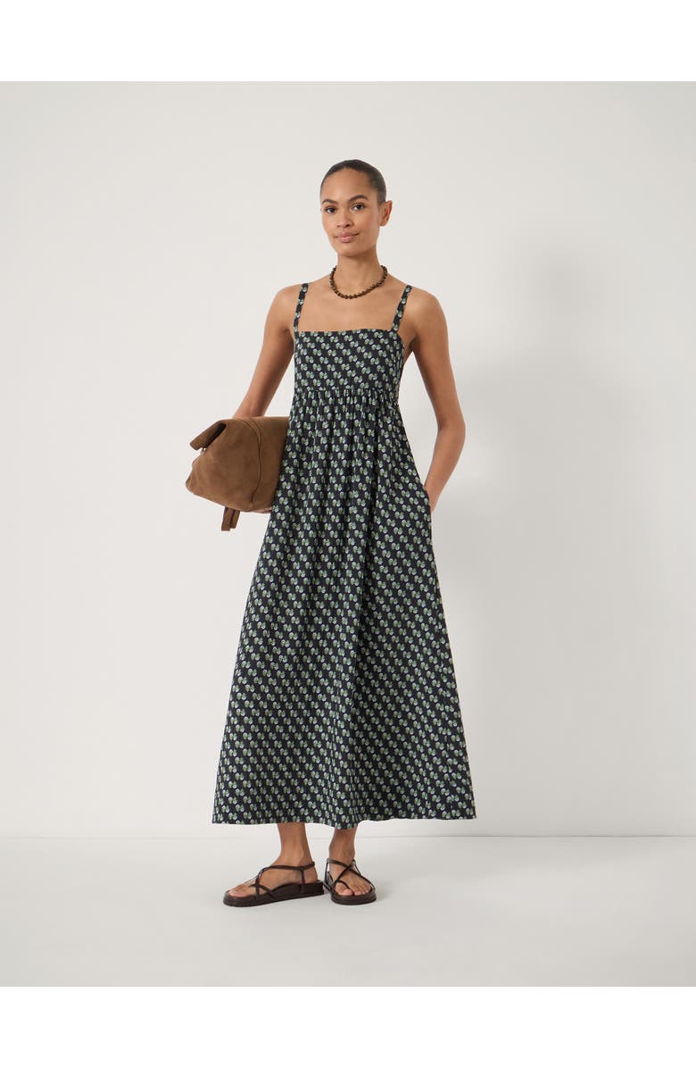 Hush Nami Crinkle Gathered Maxi Dress, Main, color, Floral Blue