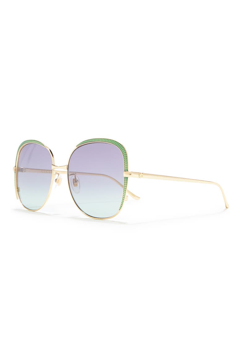 58mm Sunglasses, Alternate, color, GOLD GOLD MULTICOLOR