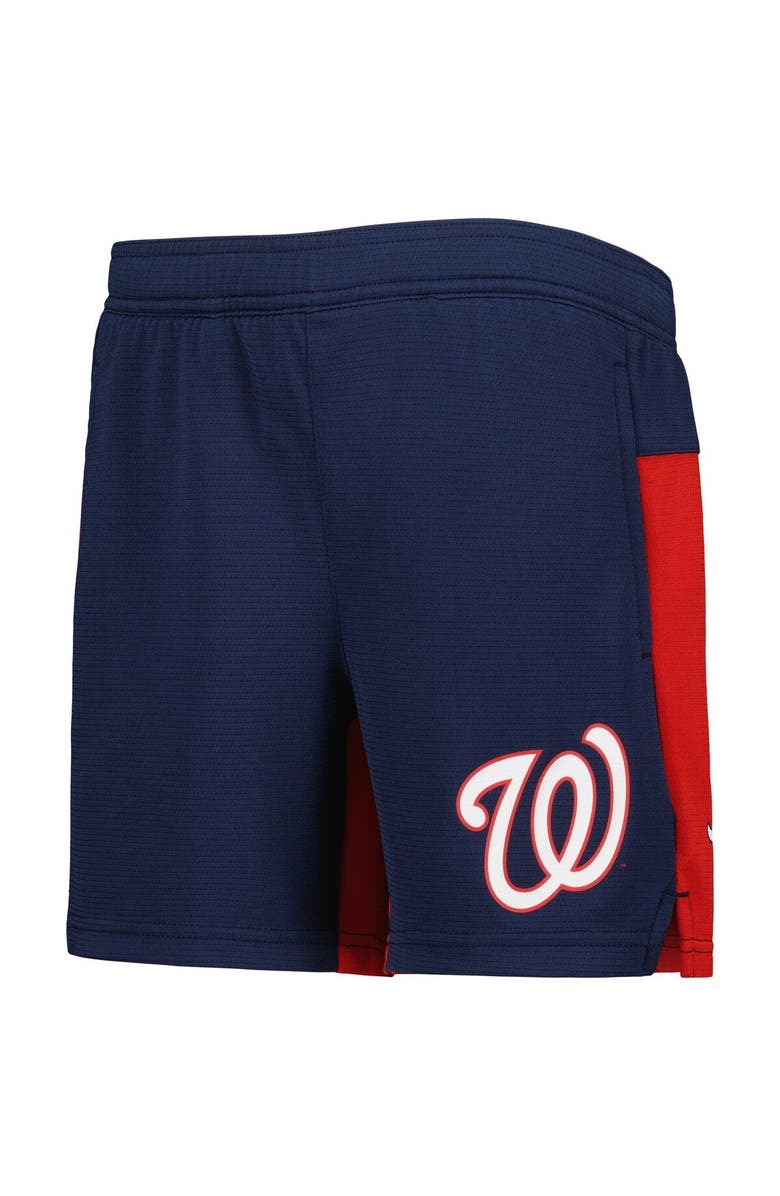Outerstuff Youth Navy Washington Nationals 7th Inning Stretch Shorts, Alternate, color, Navy