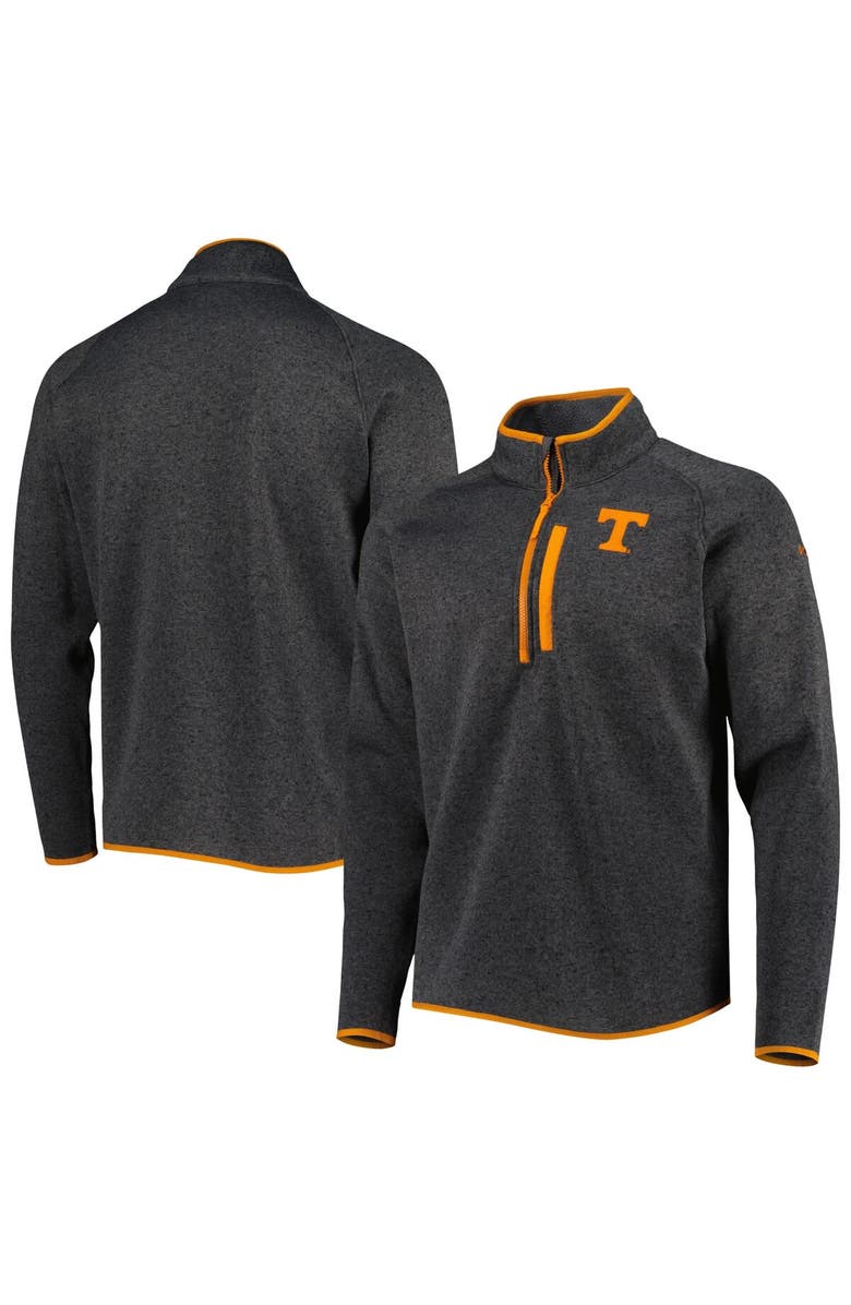 Columbia Men's Columbia Charcoal Tennessee Volunteers Canyon Point Omni-Shield Raglan Half-Zip Top, Main, color, 