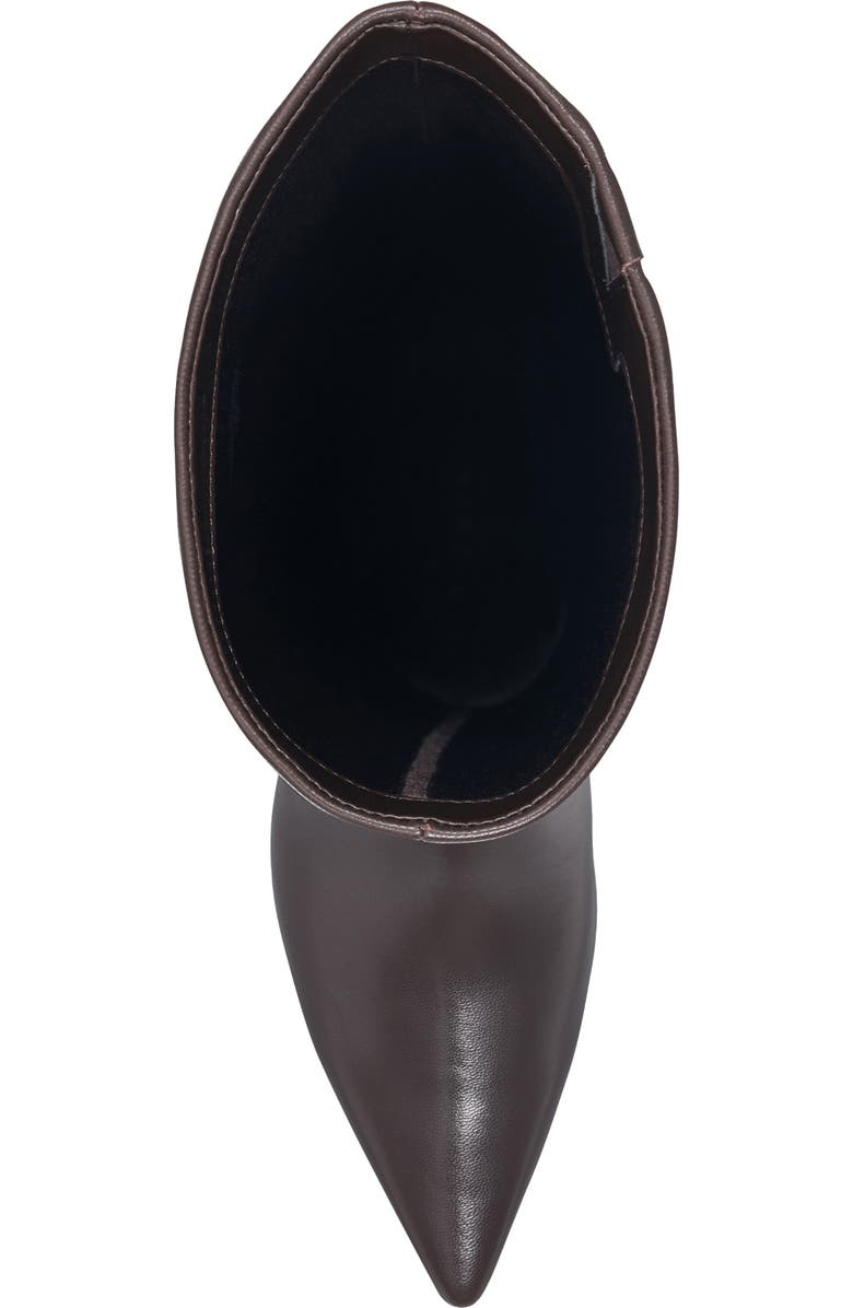 Marc Fisher LTD Sabrina Knee High Boot, Alternate, color, Dark Brown Leather