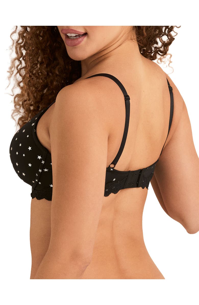 Adore Me Kati Contour Demi Bra, Alternate, color, Shine Bright Foil Print
