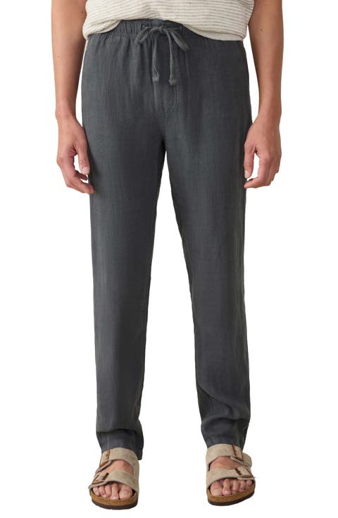 Linen Drawstring Pants