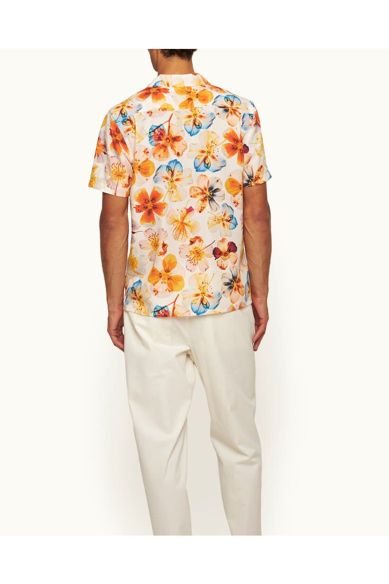 Hibbert Exclusive-Print Classic-Fit Shirt, Alternate, color, White Sand