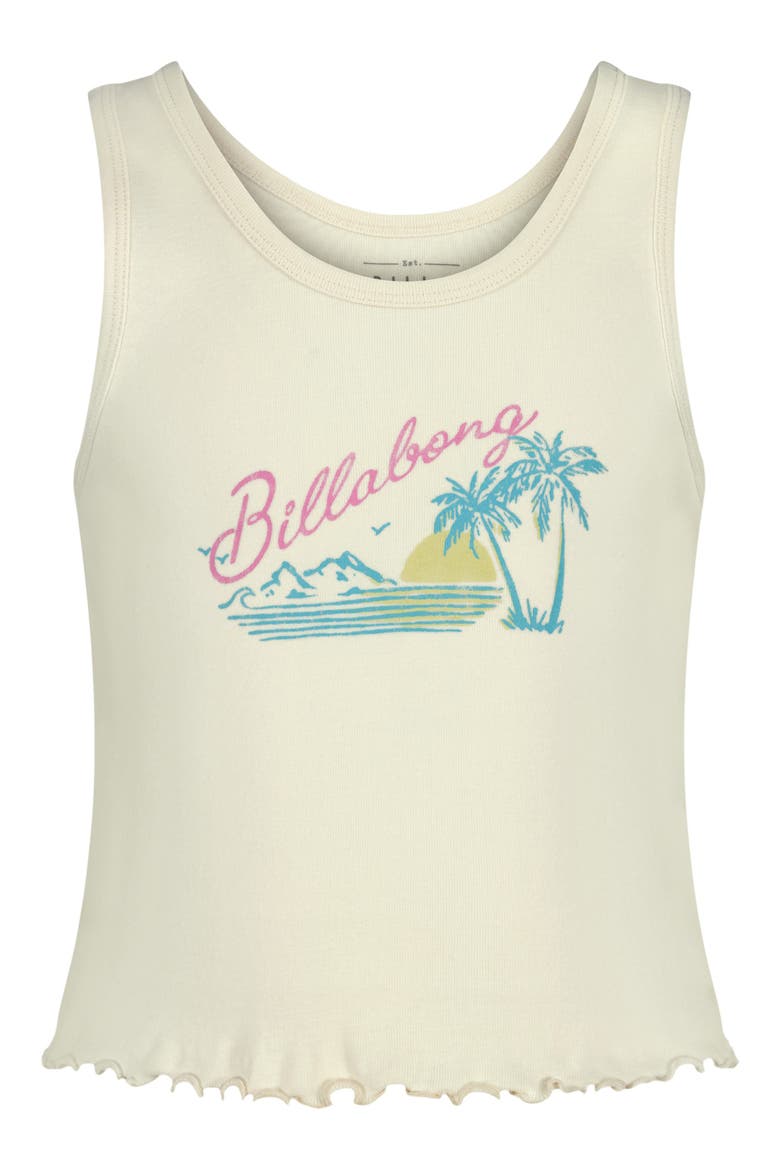 Kids' Reflections Cotton Graphic Tank, Main, color, SALT CRYSTAL